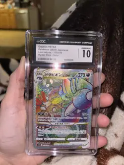 🌈🌈🌈 CGC 10 Drapion VSTAR 119/100 Rainbow Rare Lost Abyss Japanese Pokemon - Image 1