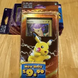 Mewtwo Mayhem and Pikachu Power Theme Deck 2016 Pokemon XY Evolutions SEALED - Image 4