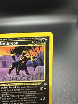 Pokemon Umbreon Neo Discovery 32/75 Rare WOTC Vintage 2001 TCG LP - Image 4