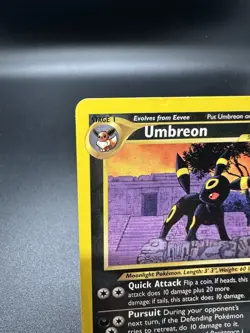 Pokemon Umbreon Neo Discovery 32/75 Rare WOTC Vintage 2001 TCG LP - Image 5