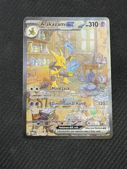 Alakazam EX 201/165 Sv: Scarlet & Violet 151 Holo Pokemon SIR - Image 1