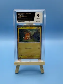 Pokemon Paldea Adventure Chest Pawmi 074/193 Cosmos Holo *221 ACE 9 - Image 1