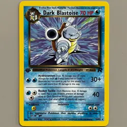 Dark Blastoise 20/82 1st Edition Team Rocket Pokemon TCG NM - Image 1