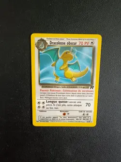 Carte Pokemon Dracolosse Obscur 22/82 Team Rocket Wizards FR Exc - Image 1