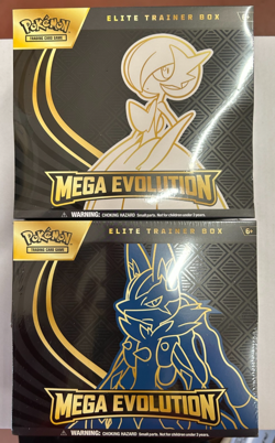 Lot Pokemon 2x Mega Evolution Elite Trainer Box Lucario Gardevoir ETB Sealed #4 - Image 1