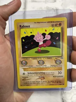 Pokemon Karte Rabauz 66/75 Neo Discovery Neo Entdeckung Tyrogue Deutsch NM/MT - Image 1
