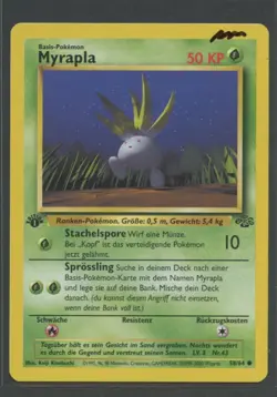 Myrapla 1. Edition | Dschungel 58/64 | Pokemon Karte Deutsch NM 2000 WOTC - Image 1