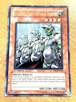 yugioh Goblin Elite Attack Force CRV-EN020 Ultimate Rare 1st Edition near mint - Image 2
