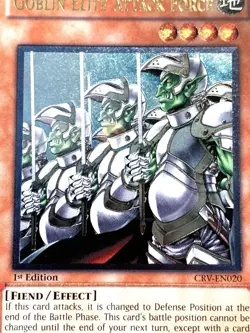 yugioh Goblin Elite Attack Force CRV-EN020 Ultimate Rare 1st Edition near mint - Image 3