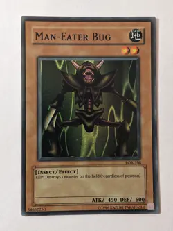 Yu-Gi-Oh! Man-Eater Bug Card LOB-108 - Image 1