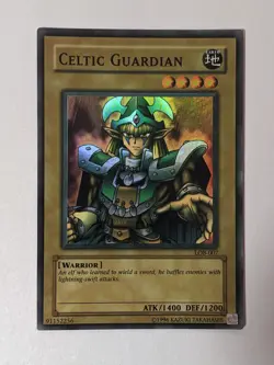 Yu-Gi-Oh Celtic Guardian LOB-007 Card Yugioh - Image 1