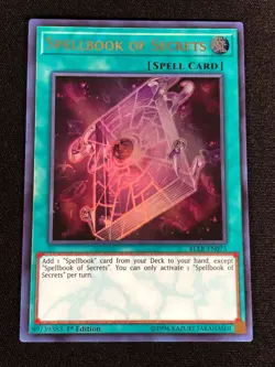 Yugioh Spellbook of Secrets BLLR-EN075 1ST ULTRA (NM) - Image 1
