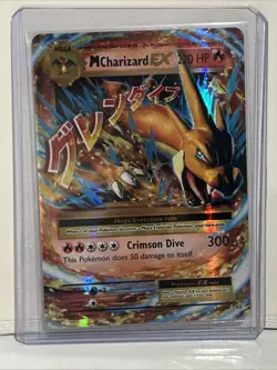 Pokemon TCG Mega-Charizard-EX Evolutions Holo Ultra Rare Card 13/108 - Image 1