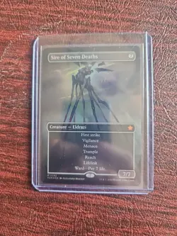 Magic: The Gathering Sire of Seven Deaths Borderless Foundations Card #0292 Foil - Image 1