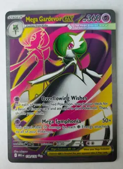 Mega Gardevoir EX 159/132 Mega Evolutions Full Art Ultra Rare Pokemon Card - Image 1