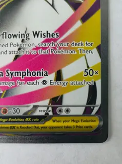 Mega Gardevoir EX 159/132 Mega Evolutions Full Art Ultra Rare Pokemon Card - Image 3