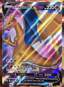 Charizard V - SWSH050 - SWSH: Sword & Shield Promo Cards (SWSD) - Image 1