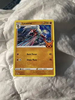 Lycanroc - Trick Or Trade 2023 - Vivid Voltage STAMPED Rare Promo Pokemon Card - Image 1