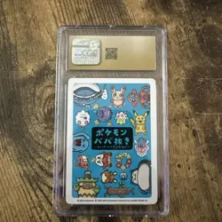 Cgc Pristine 10 - Pikachu Old Maid - Super High Tension Pokemon Card Blue Back - Image 2