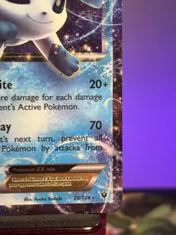 Pokemon TCG - Glaceon EX 20/124 Ultra Rare Holo Card XY Fates Collide MP - Image 4