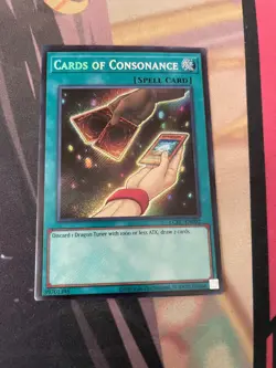 YUGIOH - CARDS OF CONSONANCE - SECRET RARE - LCKC - UNLIMITED - NM - Image 1