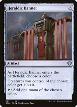 Heraldic Banner - Light Play MTG Commander 2022 Starter Decks - Image 1