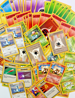 Pokemon TCG HUGE Lot 130+ Vintage Cards Base Set 2 + 1999 Shadowless Energy WotC - Image 1