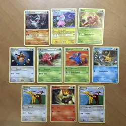 Pokemon HeartGold SoulSilver Bundle Job Lot - 10X Cards - Image 1