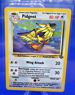 Pokemon TCG Pidgeot Jungle 8/64 Holo Unlimited Holo Rare Vintage Card - Image 3