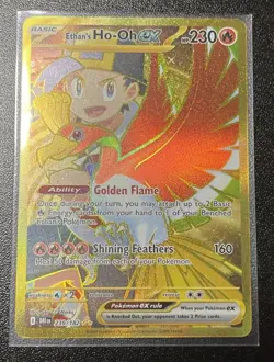 Ethan’s Ho-Oh EX 239/182 SV10 Destined Rivals 🥇 Gold Holo Pokemon Card - Image 1