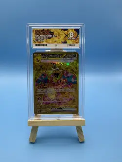 Charizard ex 139/108 JPN - Ruler of the black flame - ACE 8 Graded Pokemon Card - Image 1