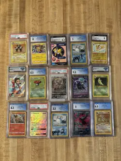 Pokemon Graded Slab Lot - (15) Graded Cards! Nice Variety - Check It Out! - Image 1