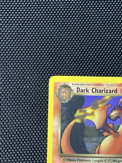 Dark Charizard 21/82 TCG Non-Holo Rare Pokemon Card MP - Image 2