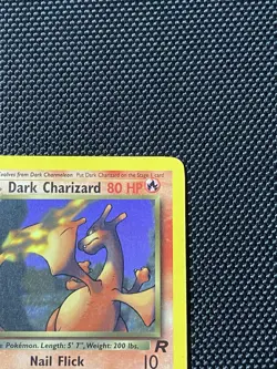 Dark Charizard 21/82 TCG Non-Holo Rare Pokemon Card MP - Image 3