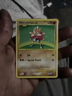NM Pokemon 2009 Hitmonchan Holo Secret Rare Ultra Rare Card 129/127 D&P Platinum - Image 1