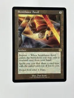 Semblance Anvil The Brothers' War: Retro Frame Artifacts Magic Card - Image 1