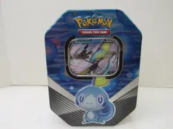 Pokemon Trading Card Game TCG Galar Partners Inteleon V Collectors Tin 4 Booster - Image 1