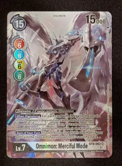 Digimon Card Omnimon Merciful Mode BT9-083 Alt Art - Image 1