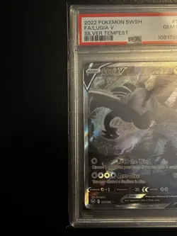 Lugia v Alt Art Silver Tempest Pokemon Card 186/195 PSA 10 Gem Mint 2022 - Image 3
