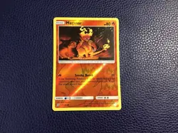 MAGMAR 21/236 -Unified Minds - Pokemon 2019 Common TCG REVERSE HOLO CARD NM+ - Image 1