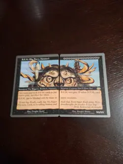 1x B.F.M. (BIG FURRY MONSTER) MTG MAGIC UNGLUED SP BFM SET - Image 1