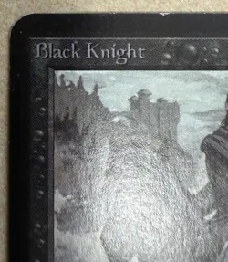 Black Knight Alpha Edition MtG Magic the Gathering Very Nice Condition - Image 3
