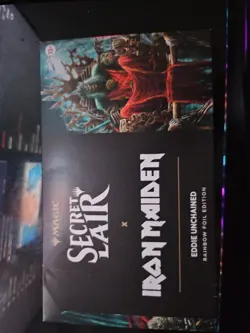 MTG SECRET LAIR Iron Maiden Eddie Unchained Rainbow Foil Edition - Image 1
