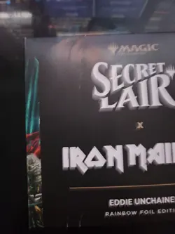 MTG SECRET LAIR Iron Maiden Eddie Unchained Rainbow Foil Edition - Image 3