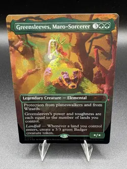 Greensleeves, Maro-Sorcerer (Rainbow Foil) Secret Lair Drop Foil - Image 1