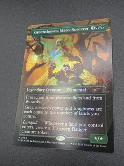 Greensleeves, Maro-Sorcerer (Rainbow Foil) Secret Lair Drop Foil - Image 3