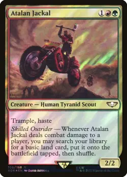 Atalan Jackal - 105* - NM - Warhammer 40,000 Commander (40K) - Surgefoil - MTG - Image 1