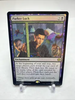 Parker Luck Marvel's Spider-Man Foil #60 Mint / NM - Image 1