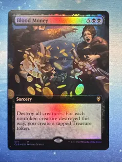 MTG Blood Money - Foil - Extended Art, Commander Legends: Battle for Baldur's Ga - Image 1