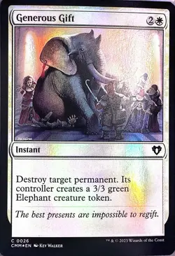 Generous Gift Foil C Commander Masters 26 NM - Image 1